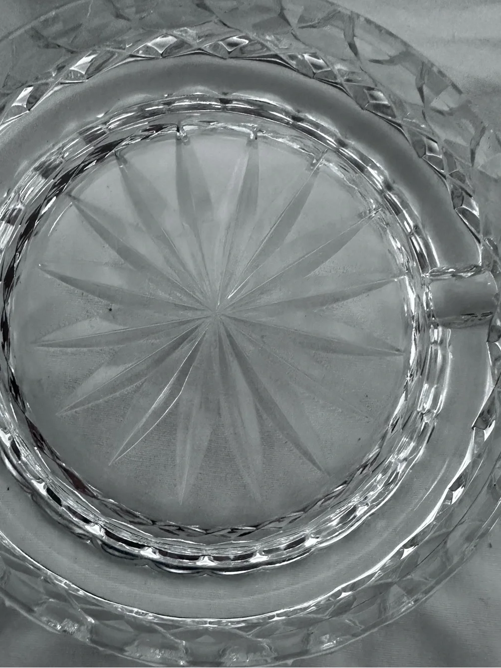 Beautiful Diamond Pattern Ashtray or Trinket dish